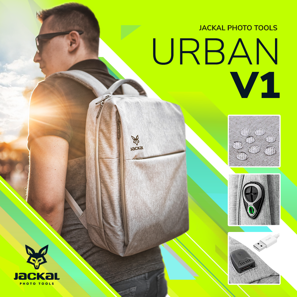Jackal Urban V1 USB rucsac pentru laptop